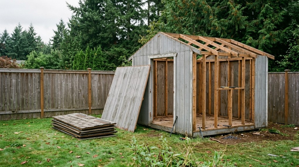 Shed Cleanout and Removal